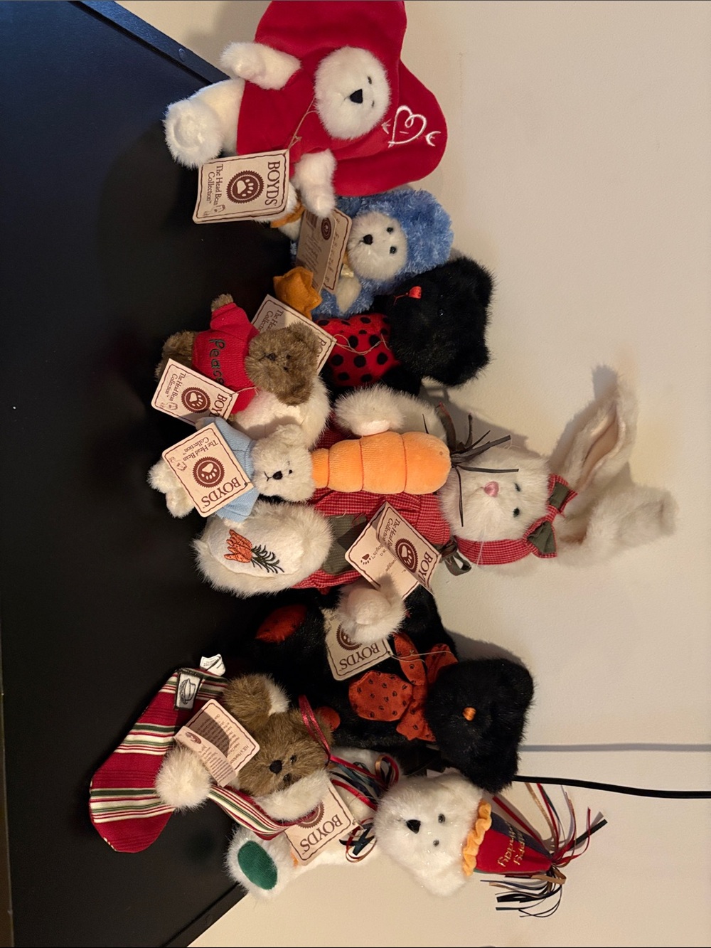 Boyds Bears lot assortment 9 collectables - The Head Bean Collection Multi-Color